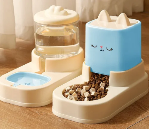 Set Comedero y Bebedero Cute Cat - Imagen 4