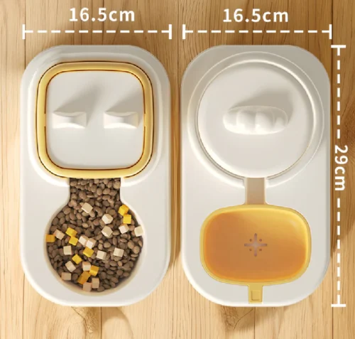 Set Comedero y Bebedero Cute Cat - Imagen 2