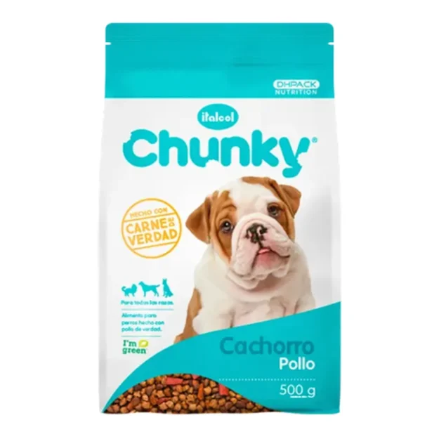 Chunky cachorro sabor a pollo 500gr
