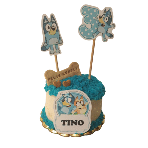 Pastel Artesanal de Cumpleaños para mascota 1 porción